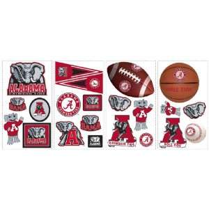   Party By York Wallcoverings Alabama Crimson Tide Removable Wall Decals