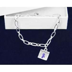   Purple Ribbon Bracelet  Find The Cure (18 Bracelets) 