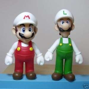2pcs Nintendo Super Mario & Luigi Figure(White & White)  