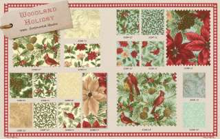 WOODLAND HOLIDAY TABLE & BED RUNNER QUILT PATTERN Moda  