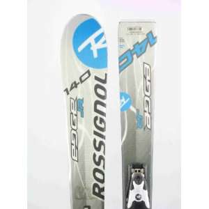  Used Rossignol JR Edge Kids Snow Skis with Binding 140cm A 