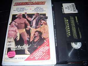 WWF Summerslam 1989 89 Coliseum Zeus Hogan rare VHS  