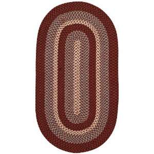   Rolling Hills 550 Rust 24 x 8 Runner Concentric Rectangle Area Rug