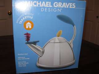 Michael Graves Spinning Spinner Whistle Tea Kettle  