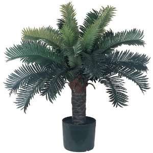  Nearly Natural 5055 Sago Silk Palm Tree 2 Feet6 Inch 