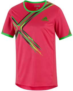 Adidas AdiZERO Mens Tennis T Shirt Shirt Top  V39041  