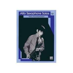 Alto Saxophone Solos Book Saxophone 