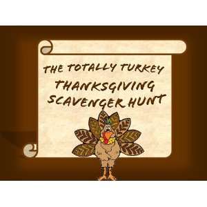   Hunt Party Instant  Game The Totally Turkey Scavenger Hunt