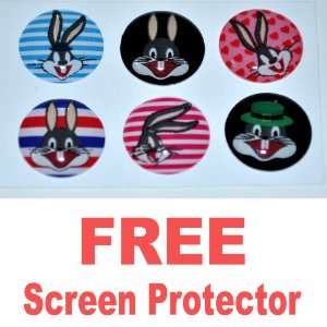 Bunny Rabbit Home Button Sticker for Apple Ipad/iphone 3g 