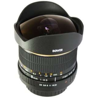  Bower Ultra Wide Angle 8mm f/3.5 Fisheye Lens for Nikon 