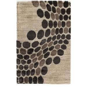   Area Rugs Ivory 7 8 x 11 2 Visions Shaggy Furniture & Decor