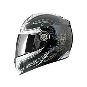  Shark RSI Motorcycle Helmet   Eden, Black/Gold Automotive