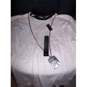  Sean John Black & White ID Tag T Shirt XL 