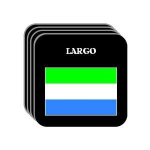 Sierra Leone   LARGO Set of 4 Mini Mousepad Coasters