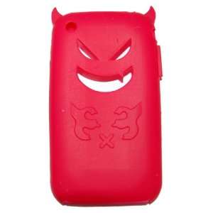  KingCase Ipod Touch 2G 3G Soft Silicone Devil Case (Red 