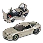   Silver Limited Edition Z06 124 Diecast   Authentic GM Paint  