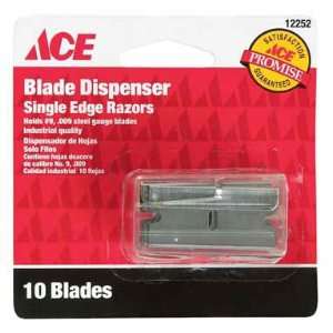  Pk/10 x 10 Ace Single Edge Razor Blades (14005A)