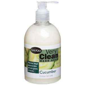  Shikai Very Clean Liquid Hand Soap, Cucumber, 12 Ounce 