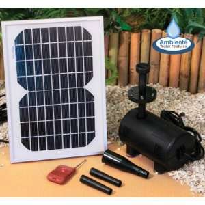  Remote Controlled Solar Water Pump Kit with LED Lights 