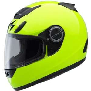 Scorpion Solid EXO 700 Street Bike Motorcycle Helmet   Neon / Medium