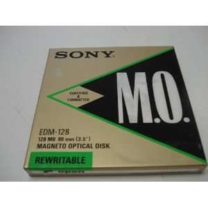  SONY M.O. Disc EDM 128 128MB 90mm(3.5) Electronics