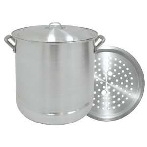   Classic Pots 32 Quart Aluminum Steamer Stock Pot: Kitchen & Dining