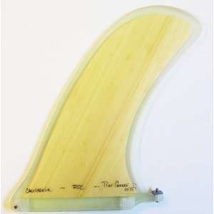    Pivot 10.75 Bamboo Longboard Surfboard Fin Skeg