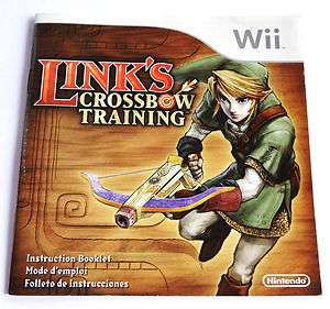   Crossbow Training MANUAL ONLY / NO GAME DISC / NO CASE   Nintendo Wii