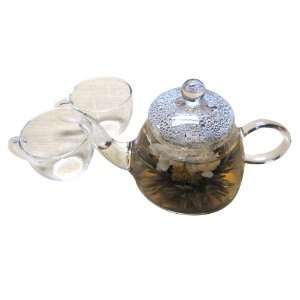  Tea Maker Clear Glass Teapot Teahouse kettle: Kitchen 