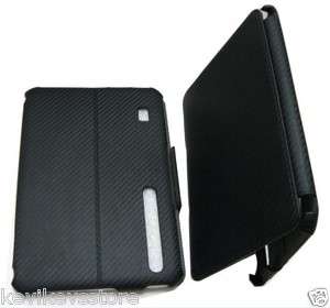   Carbon Fiber Leather Case Folio Stand for Motorola Xoom 10.1   Y Case