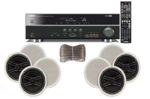 Channel Home Theater Receiver + Yamaha In Ceiling 150 watt Speaker 