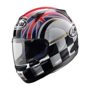  Arai RX Q Motorcycle Racing Helmet UK Flag Union Jack Automotive