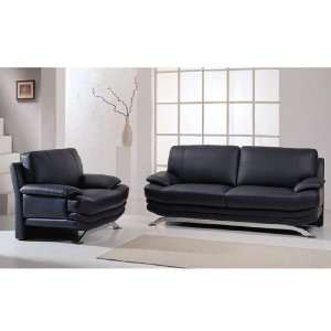   Manhattan Black Living Room Set by Global Furniture