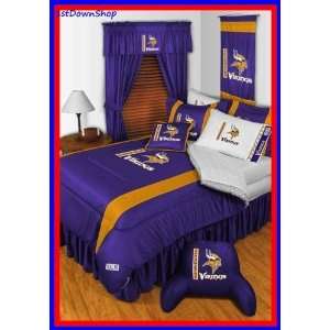  Minnesota Vikings 5Pc SL Full Comforter/Sheets Bed Set 