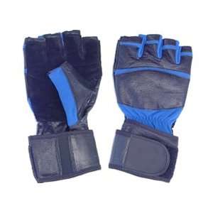  Leather Weight Lifting Glove w/ Wrist Strap Everything 