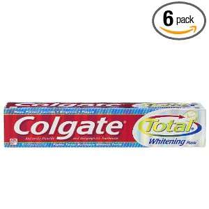   Toothpaste, Whitening Paste, 6 Oz (Pack of 6)
